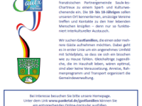 Gastfamilienaufruf